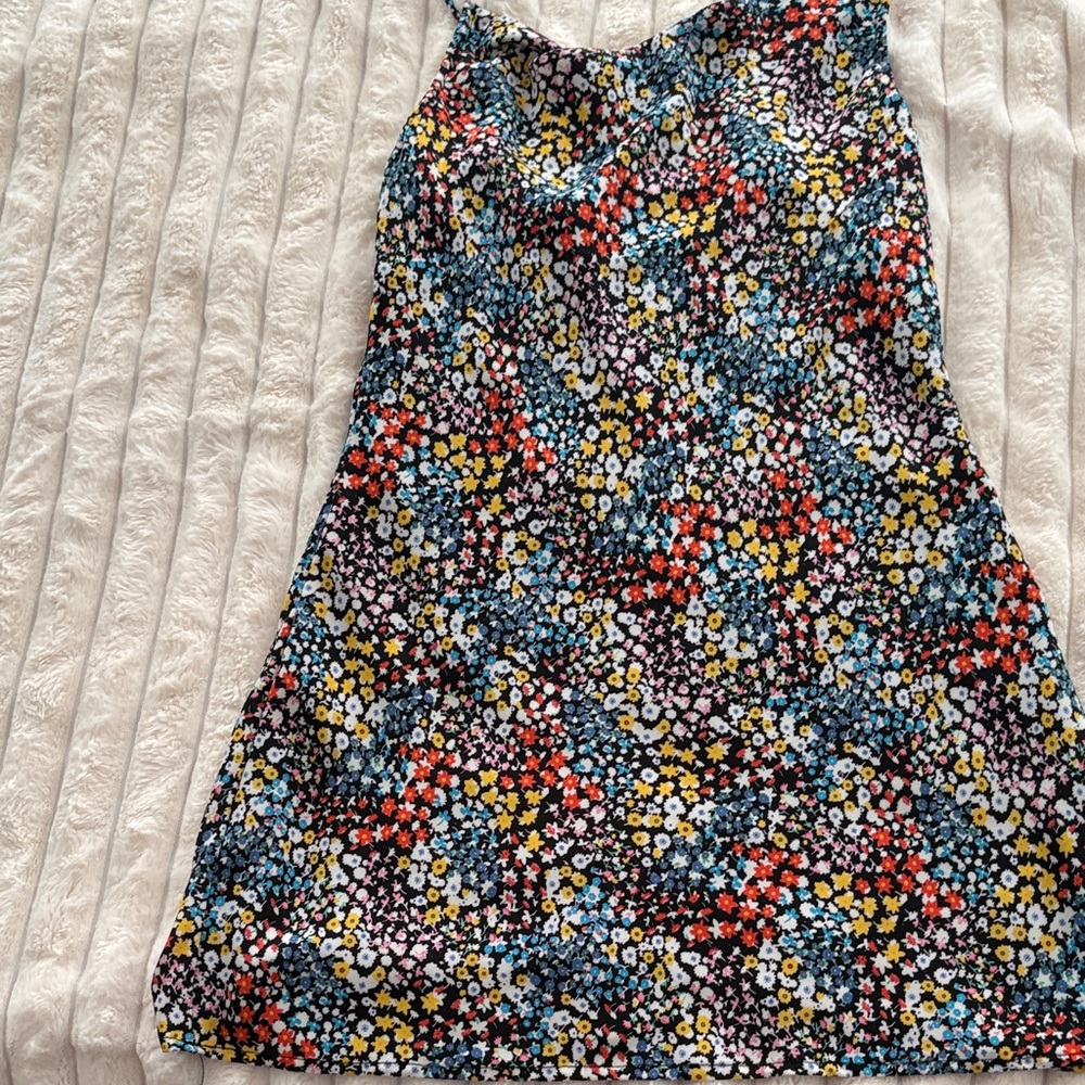 Miami Floral Mini dress- Multicolor